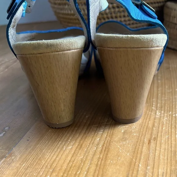 DANSKO WOOD TASHA HEEL SANDAL EU 42 - US 11 - Picture 4 of 6